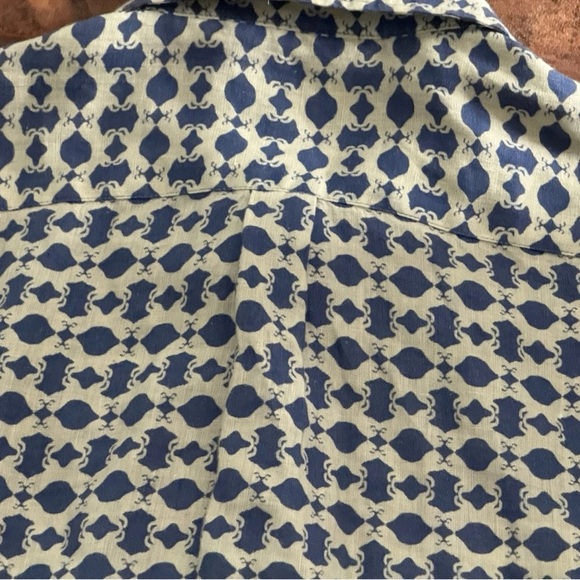 Lovebrand & Co Men's Eye of the Tiger Abaco Linen Shirt 100% Linen Size XXL - Picture 8 of 14